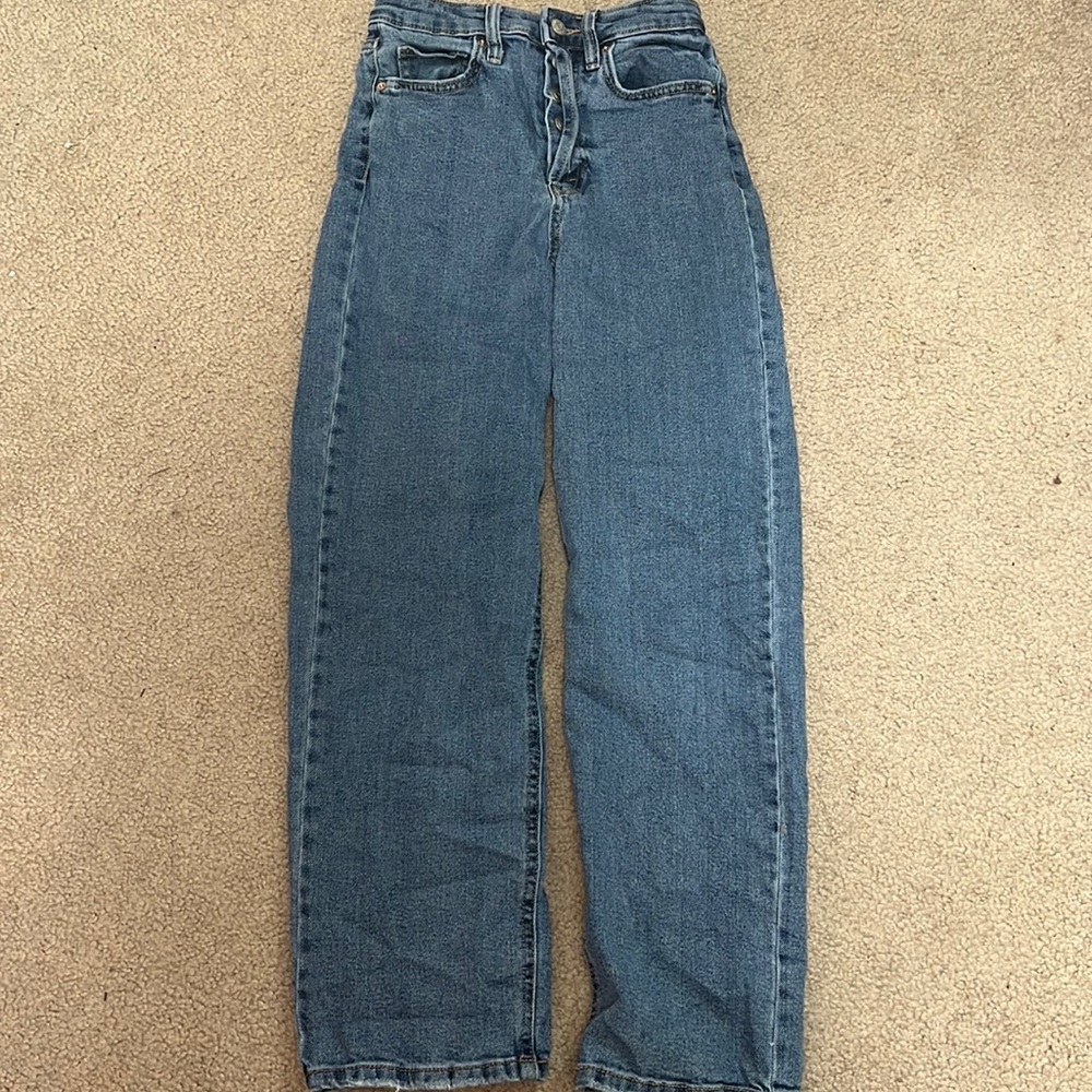 Straight leg jeans